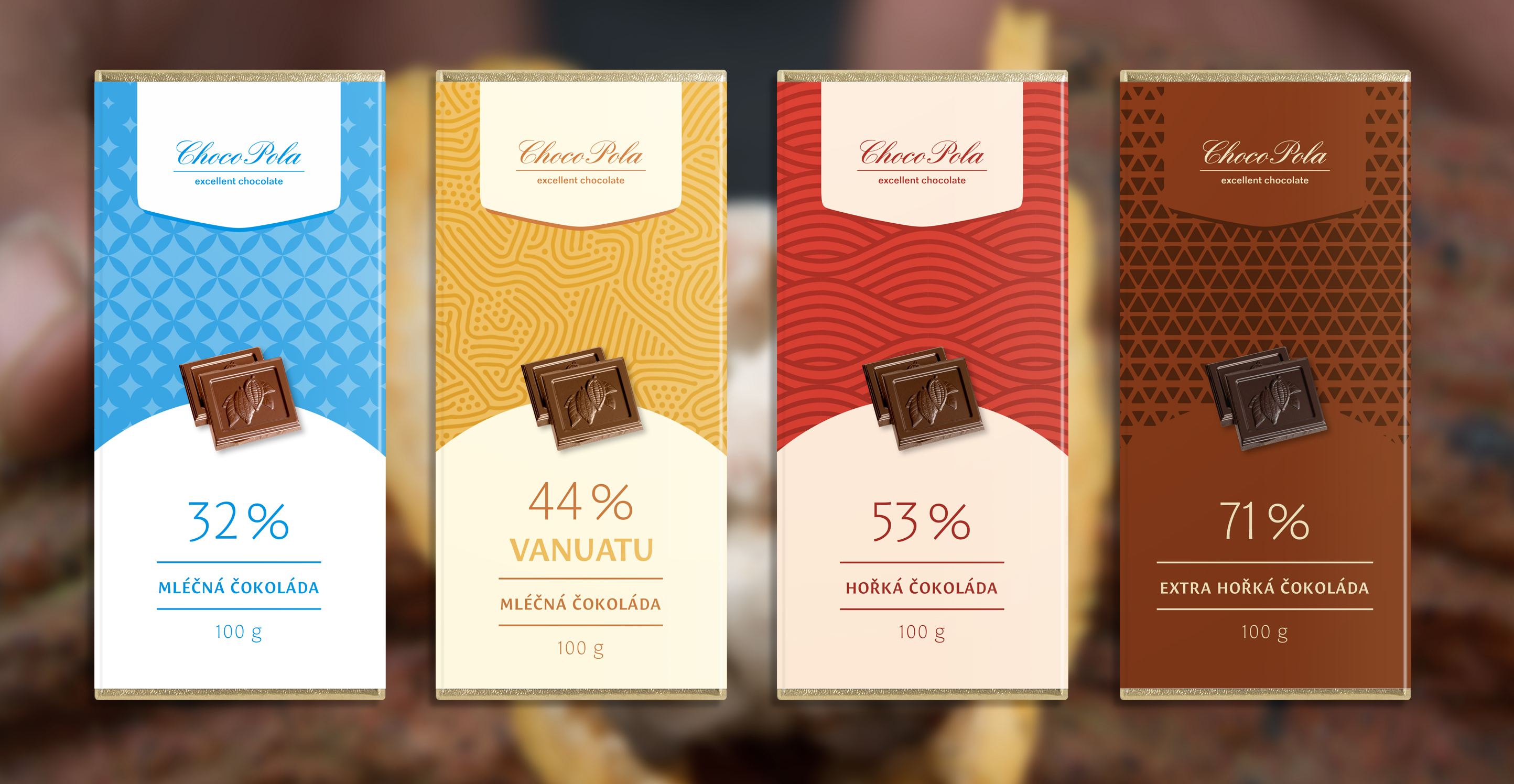 Čokolády Choco Pola - výběr druhů